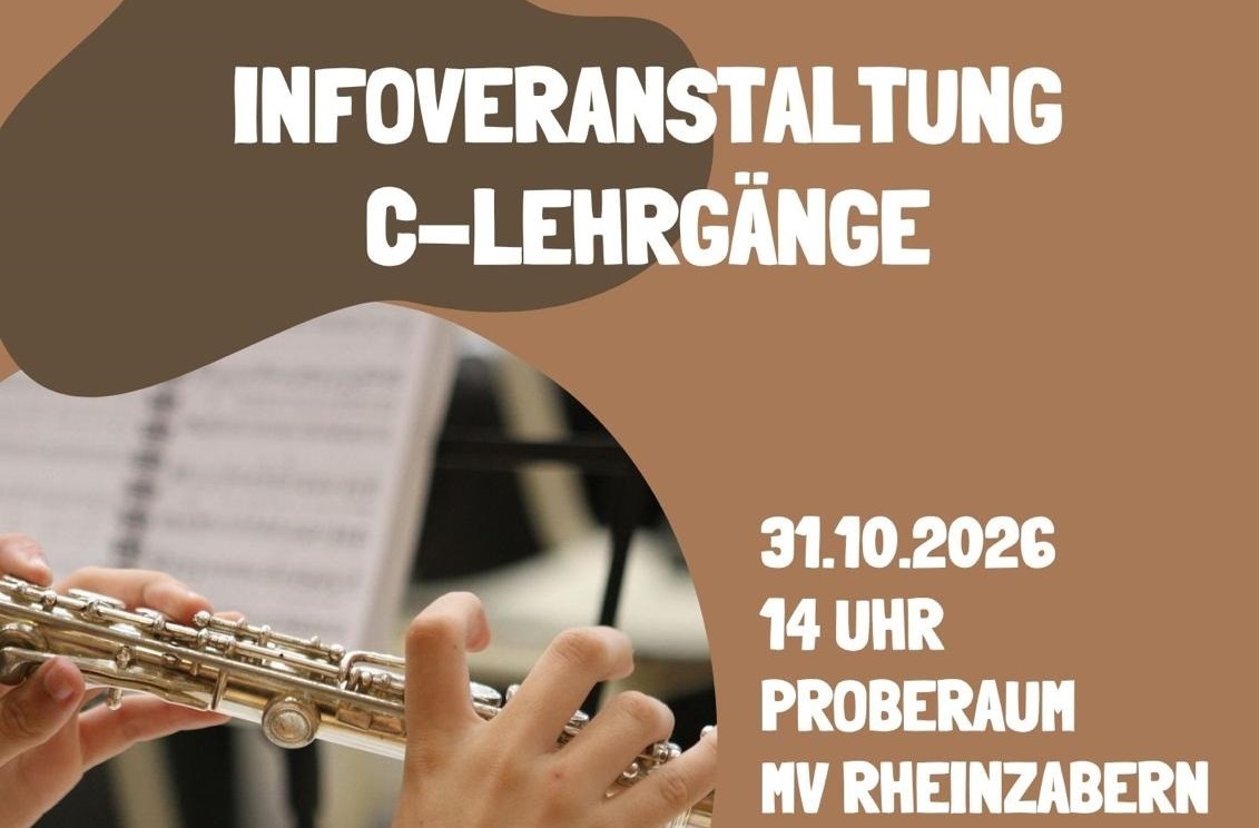 Infoveranstaltung C-Lehrgänge am 31.10.2026