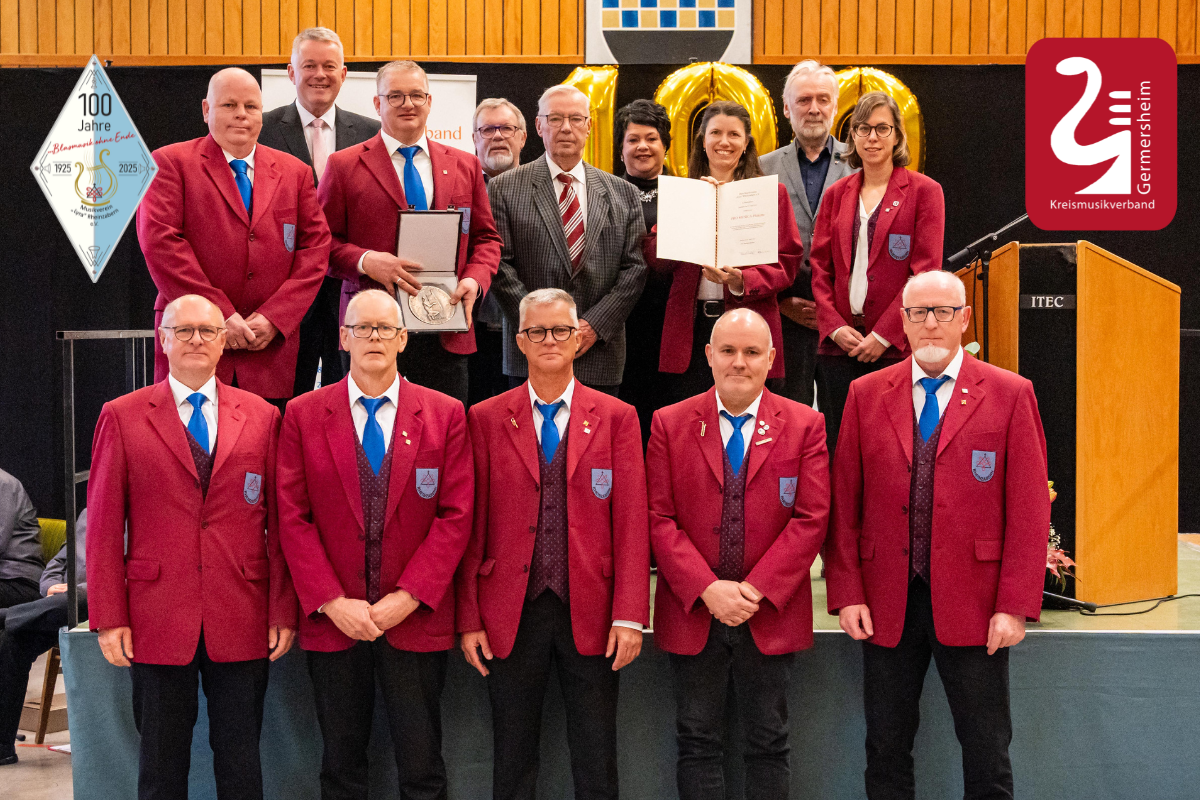 Verleihung der PRO-MUSICA-Plakette an den Musikverein Lyra Rheinzabern